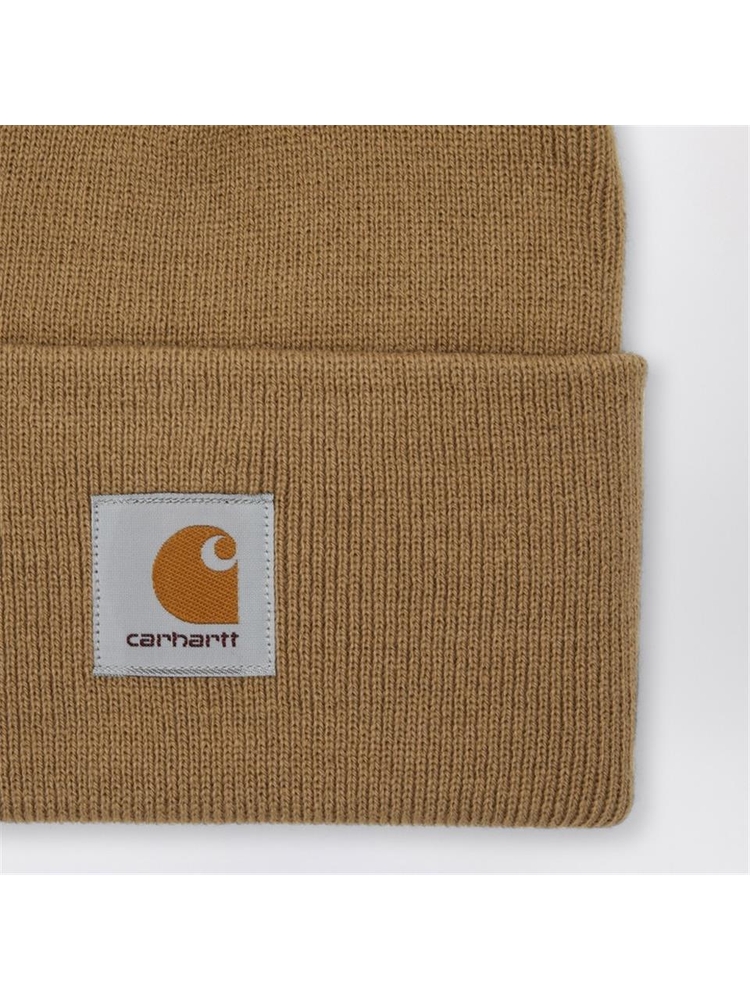 칼하트 FW24 Carhartt WIP Beige bonnet with patch logo I020222PL Brown