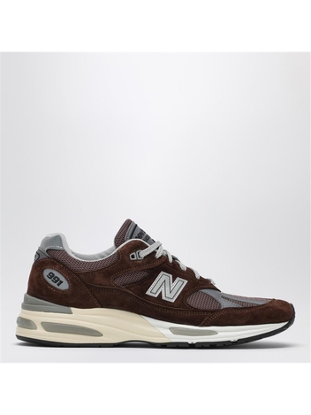 뉴발란스 FW24 New Balance Brown sneaker Made in UK 991v2 U991BR2PS Brown