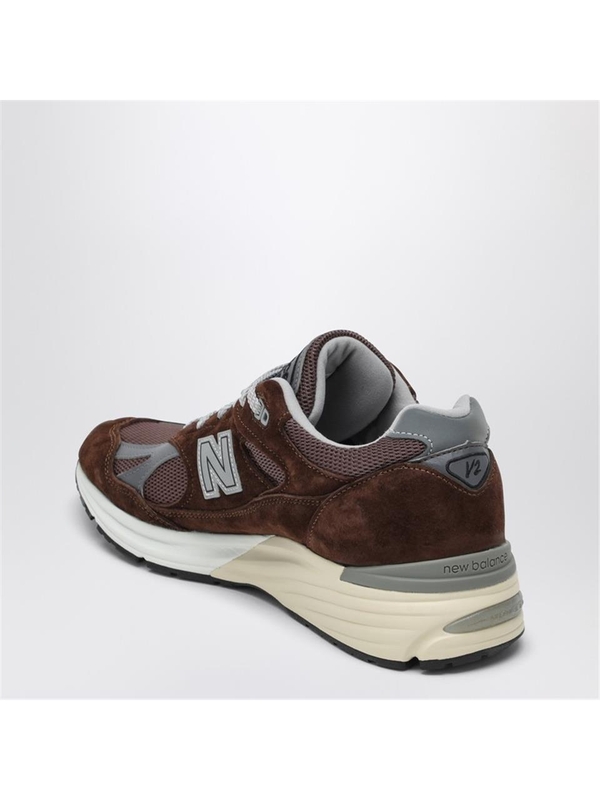 뉴발란스 FW24 New Balance Brown sneaker Made in UK 991v2 U991BR2PS Brown