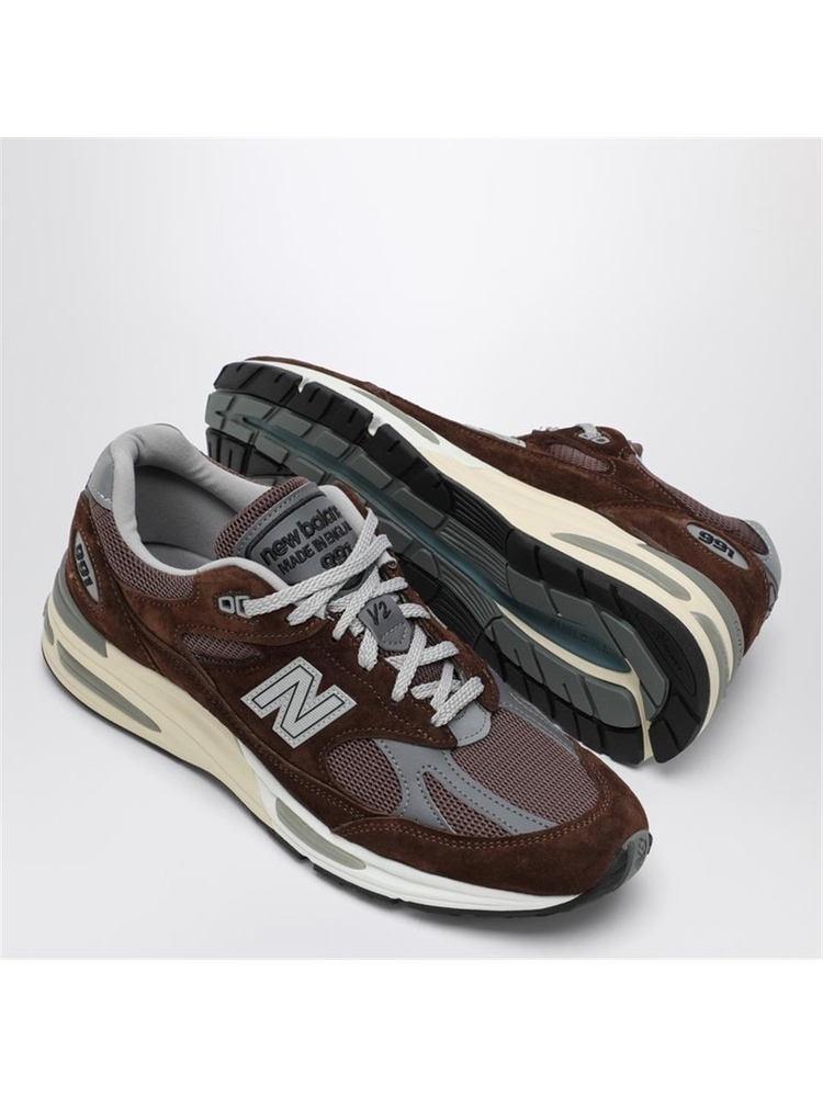 뉴발란스 FW24 New Balance Brown sneaker Made in UK 991v2 U991BR2PS Brown