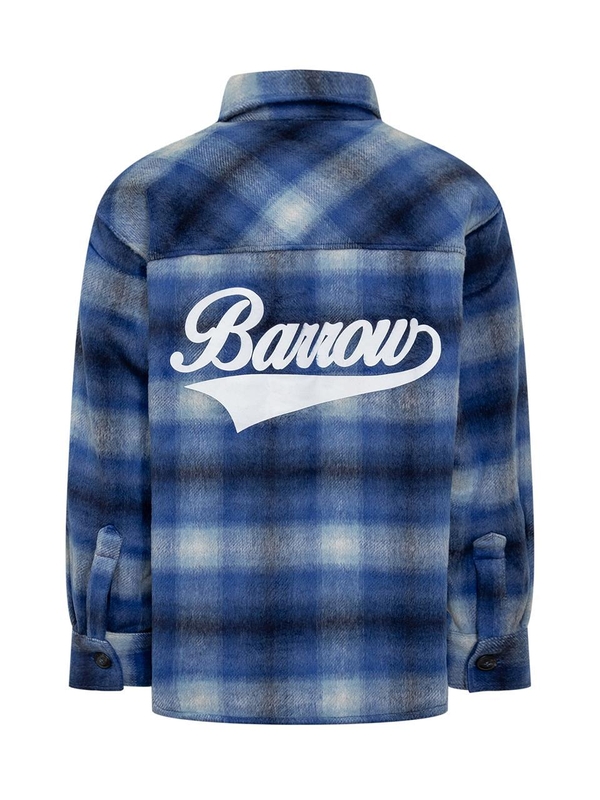 배로우 FW24 BARROW Shirts F4BWUASI072 BW013 DAZZLING BLUE