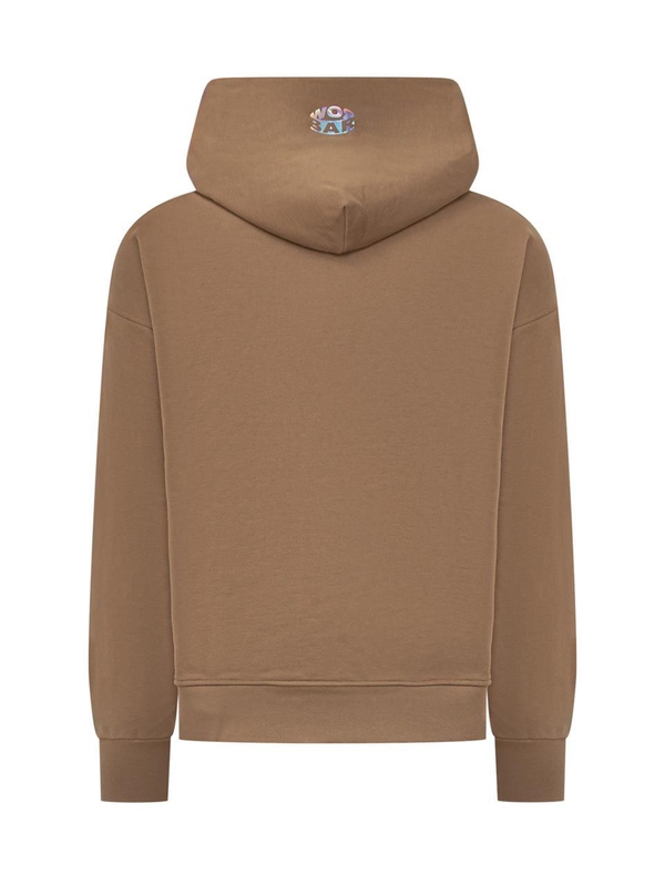 배로우 FW24 BARROW Sweatshirts F4BWUAHS138 BW028 TOBACCO BROWN