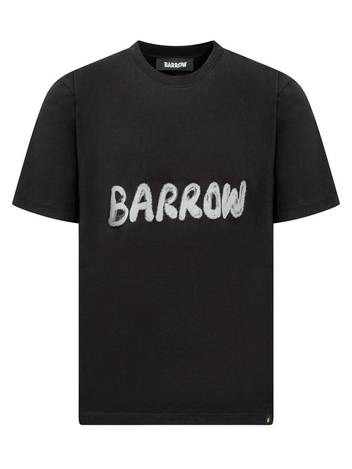 배로우 FW24 BARROW T-shirts F4BWUATH065 110 NERO