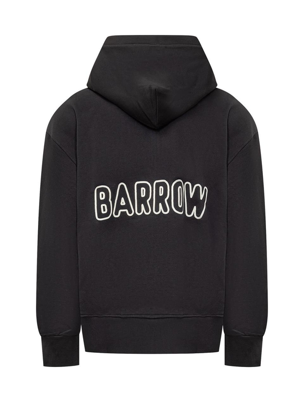 배로우 FW24 BARROW Sweatshirts F4BWUAZH091 110 NERO