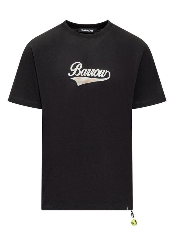 배로우 FW24 BARROW T-shirts F4BWUATH073 110 NERO