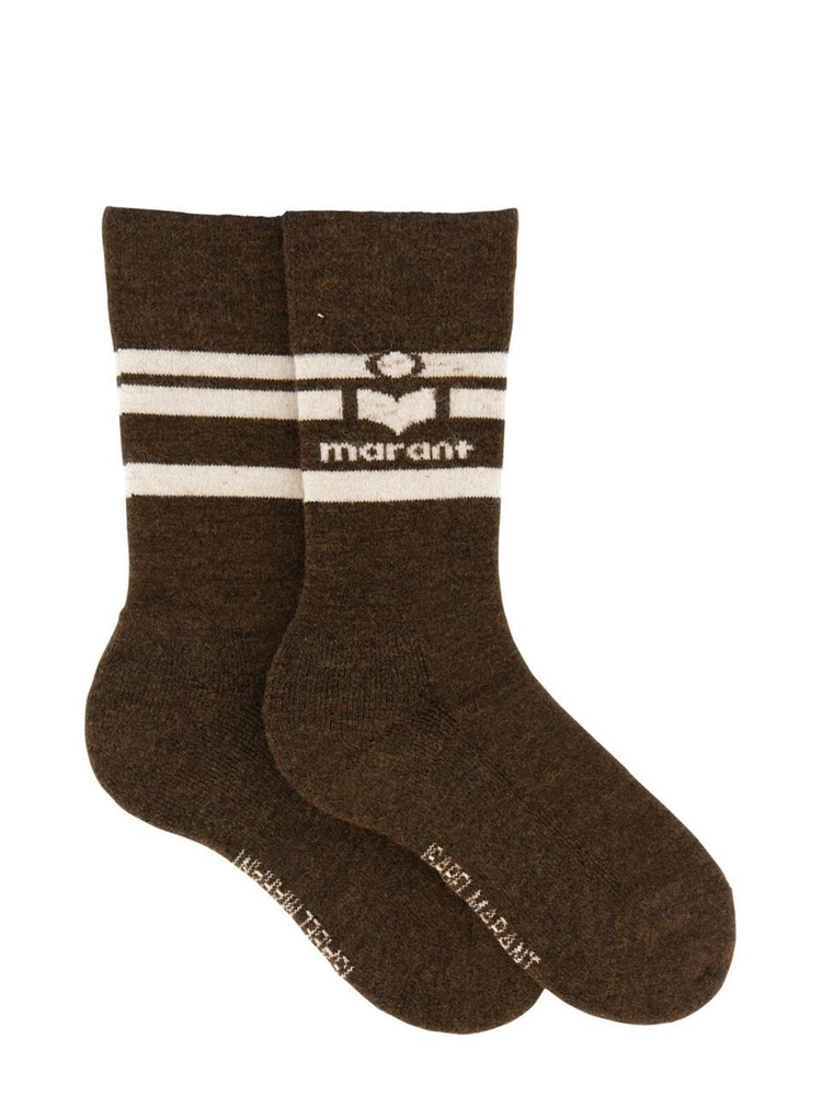 이자벨마랑 FW24 VIBY SOCKS. CT034JFA_B4C14A50BZ BRONZE