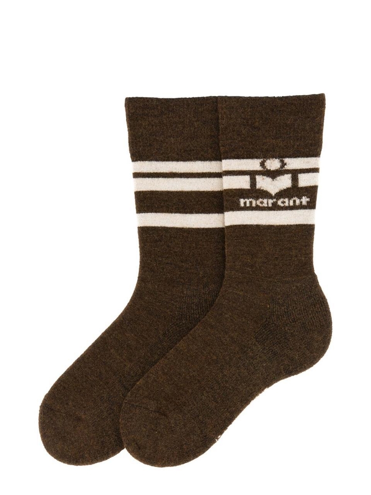 이자벨마랑 FW24 VIBY SOCKS. CT034JFA_B4C14A50BZ BRONZE