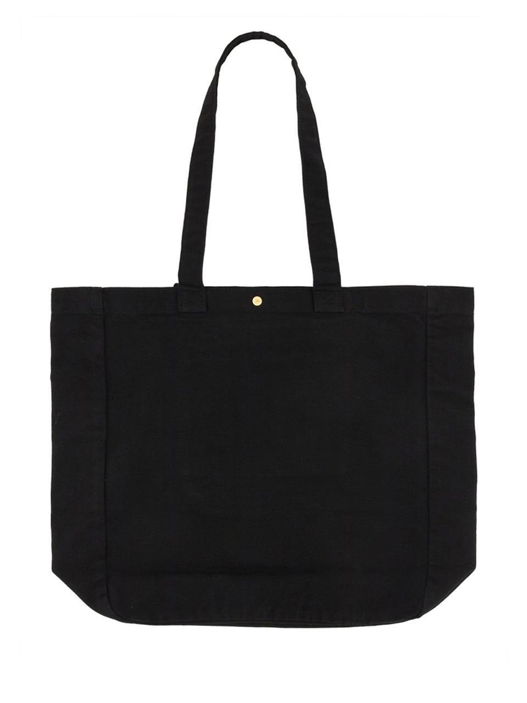 칼하트 FW24 TOTE BAG WITH LOGO I031403_89.02 BLACK