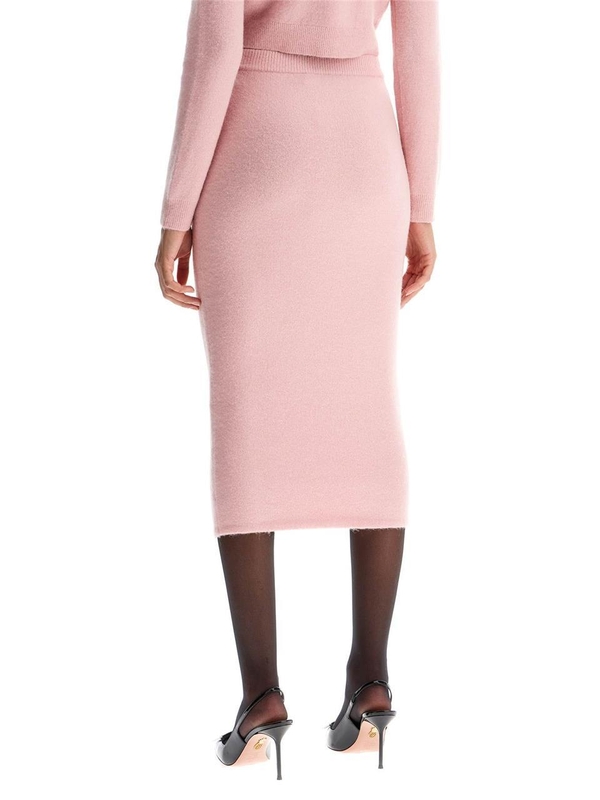  FW24 knitted midi skirt in seven AW24 079MSK P PINK