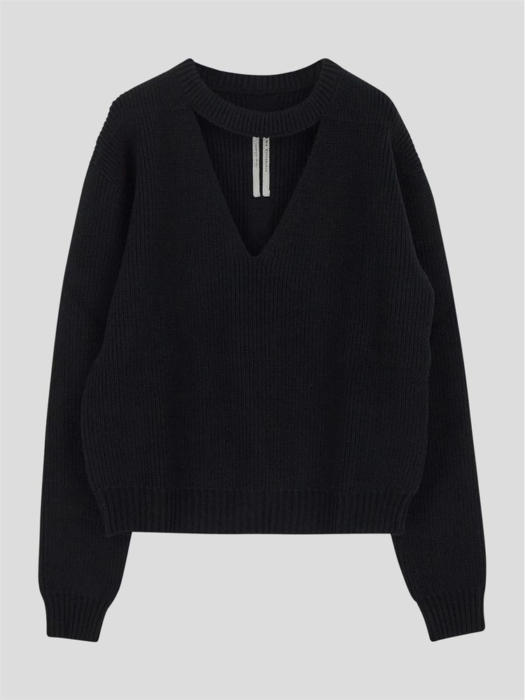 릭오웬스 FW24 Rick Owns knitwear Eclipse RP02D3646KWV09 Black