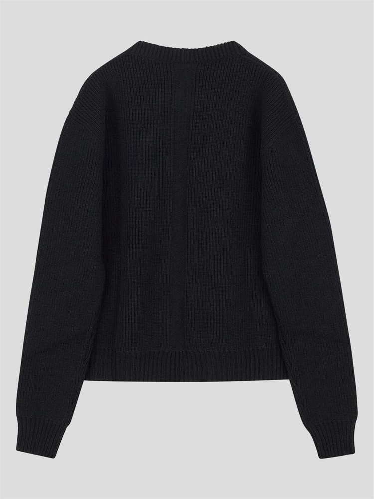 릭오웬스 FW24 Rick Owns knitwear Eclipse RP02D3646KWV09 Black