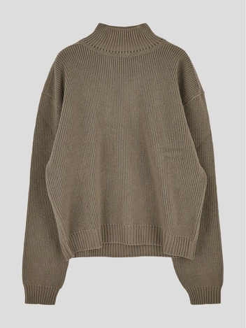 릭오웬스 FW24 Rick Owens Turtel neck knitwear RU02D6645KWV34 Dust