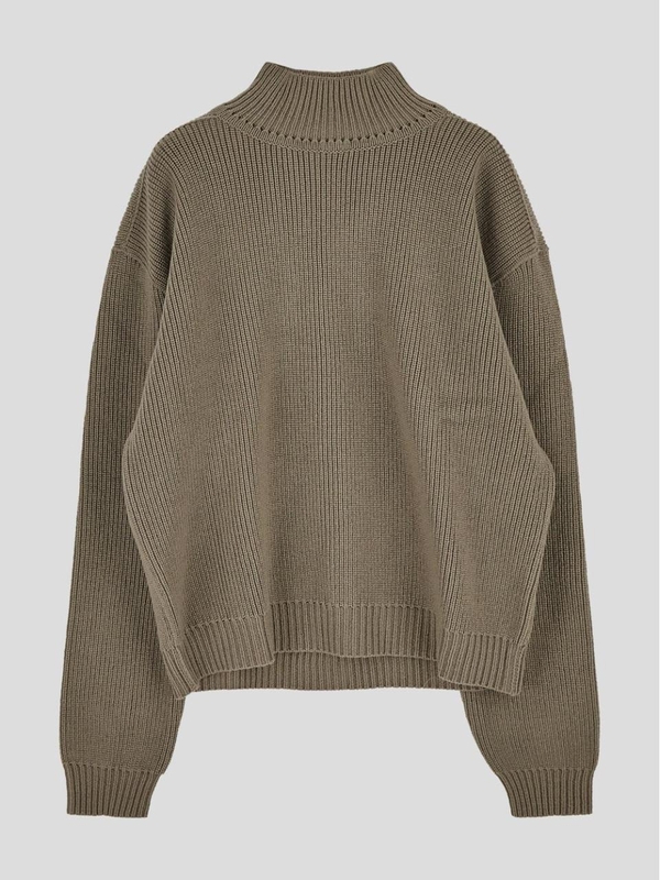 릭오웬스 FW24 Rick Owens Turtel neck knitwear RU02D6645KWV34 Dust