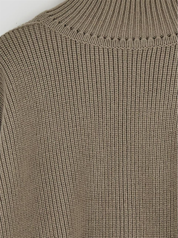 릭오웬스 FW24 Rick Owens Turtel neck knitwear RU02D6645KWV34 Dust