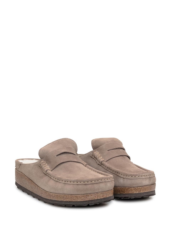 버켄스탁 FW24 BIRKENSTOCK Scarpe Basse 1028039 SHEARLIN TAUPE SHEARLING TAUPE