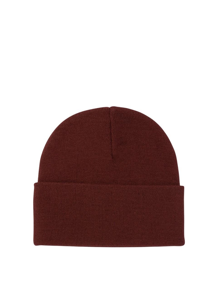 칼하트 FW24 American Script beanie I0342352BY.XX Bordeaux