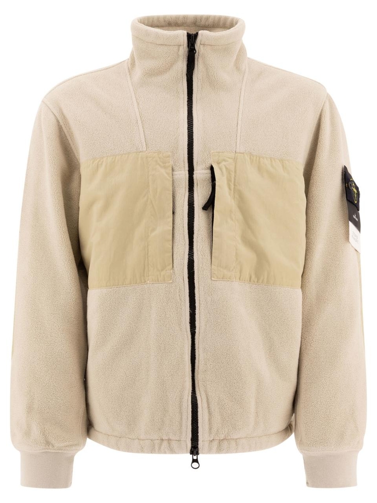 스톤아일랜드 FW24 Compass fleece jacket 811546753V0097 Beige