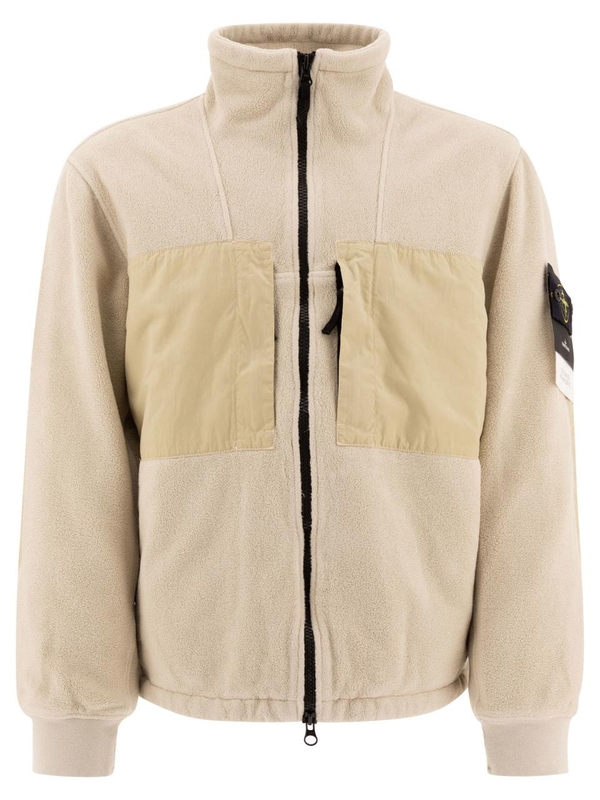 스톤아일랜드 FW24 Compass fleece jacket 811546753V0097 Beige