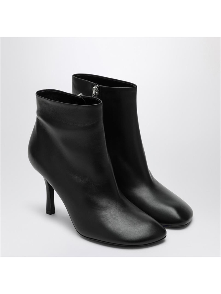 버버리 FW24 Burberry Black leather Baby boot 8098208161261 Black