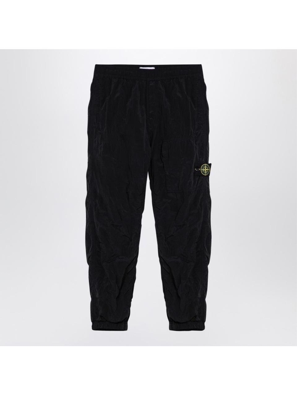 스톤아일랜드 FW24 Stone Island Black nylon jogging trousers 811531019 Black