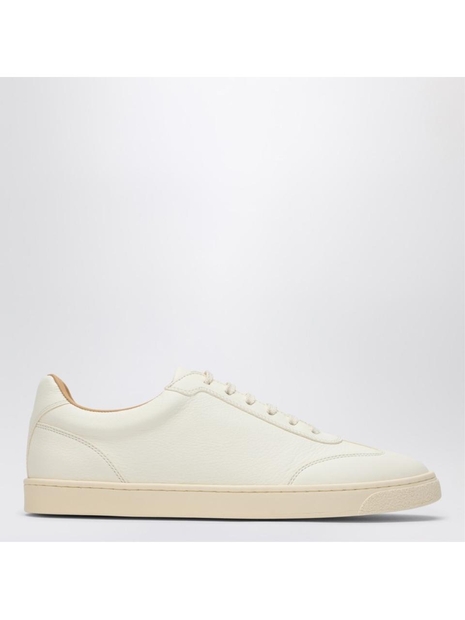 브루넬로쿠치넬리 FW24 Brunello Cucinelli Ivory leather sneaker MZUOLYN309LE White