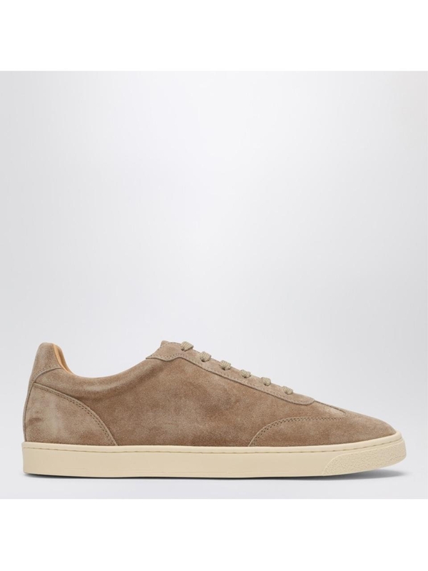 브루넬로쿠치넬리 FW24 Brunello Cucinelli Beige suede sneaker MZUSILN311LE Brown