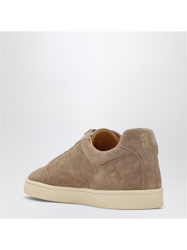 브루넬로쿠치넬리 FW24 Brunello Cucinelli Beige suede sneaker MZUSILN311LE Brown