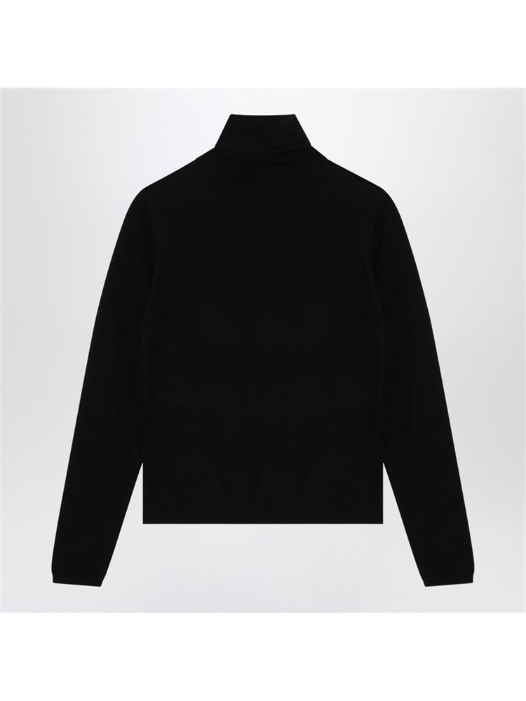 막스마라 FW24 Max Mara Black cashmere turtleneck ADDACO Blue