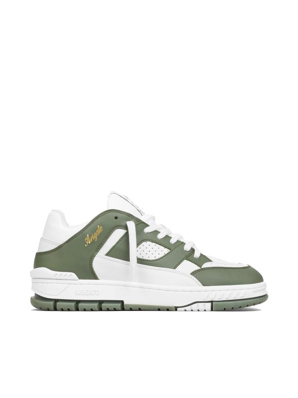 악셀 아리가토 FW24 Sneaker Area Lo white and green F2544001 Multicolour