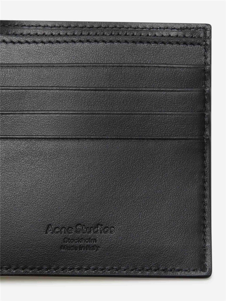 아크네 스튜디오 FW24 Logo Leather Wallet CG0264FN-UX-SLGS000286 One Color