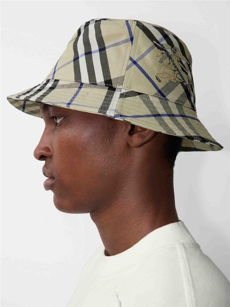 버버리 FW24 Tartan Fisherman Hat 8085725159257 One Color