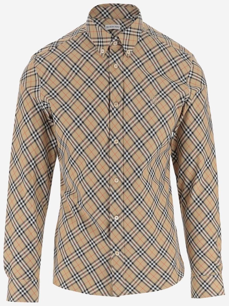 버버리 FW24 Burberry Shirts 8098844B9368 SAND IP CHECK