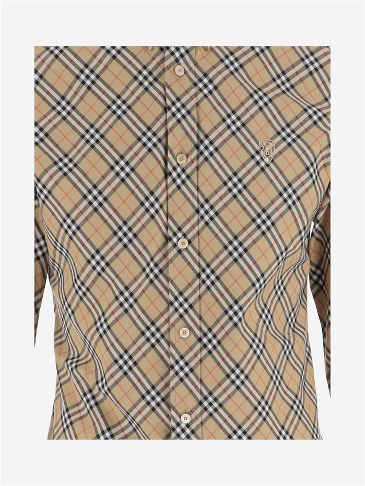 버버리 FW24 Burberry Shirts 8098844B9368 SAND IP CHECK