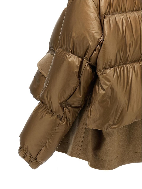 사카이 FW24 Wool insert down jacket 2407600651 Brown