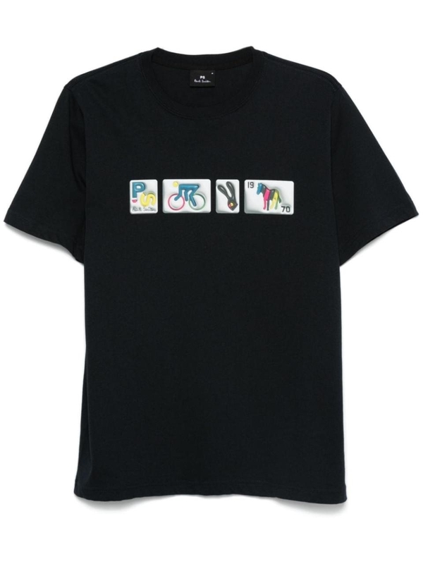 폴 스미스 FW24 Paul Smith T-shirts and Polos Black M2R011RNP480549 Black