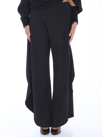 알라이아 FW24 Rounded pants AA9P02606T615_995 BLACK