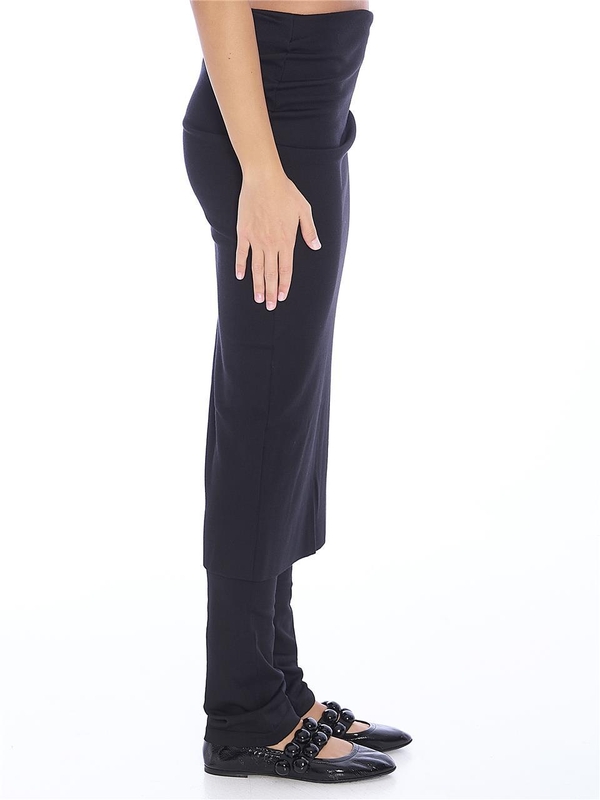 알라이아 FW24 Draped skirt pants AA9P11286M894_995 BLACK