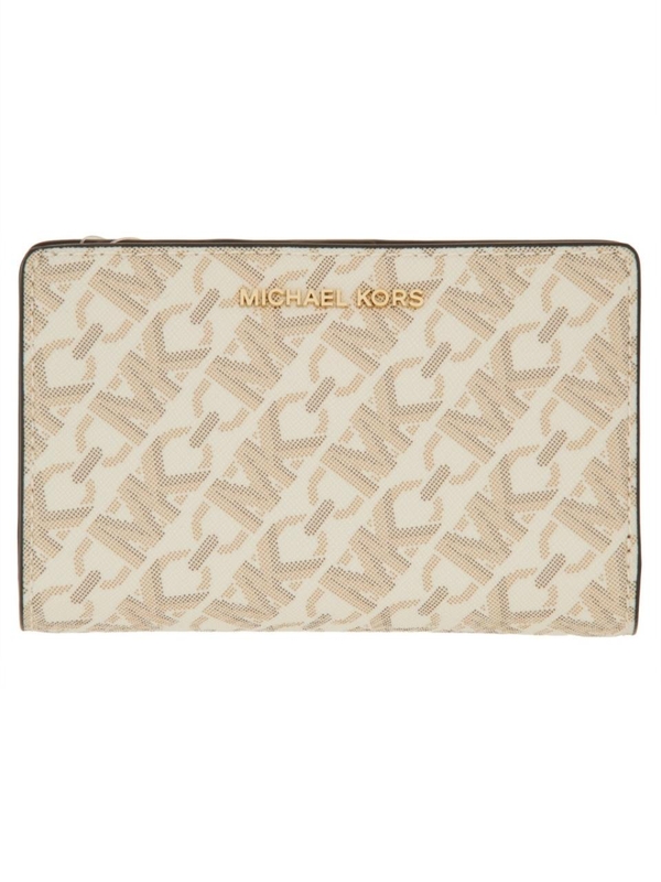 마이클코어스 FW24 MICHAEL BY MICHAEL KORS Wallet 32R4G8ED6B_099VANILLA/LUGG BEIGE