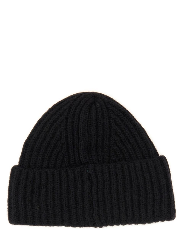 바라쿠타 FW24 BEANIE HAT WITH LOGO PATCH BRACC0118_UF0509100 BLACK