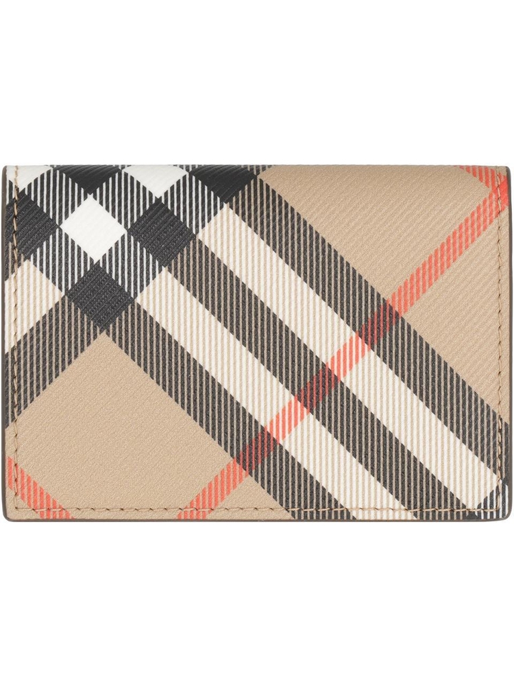 버버리 FW24 Coated canvas card holder 8091911160296_A2021 Beige