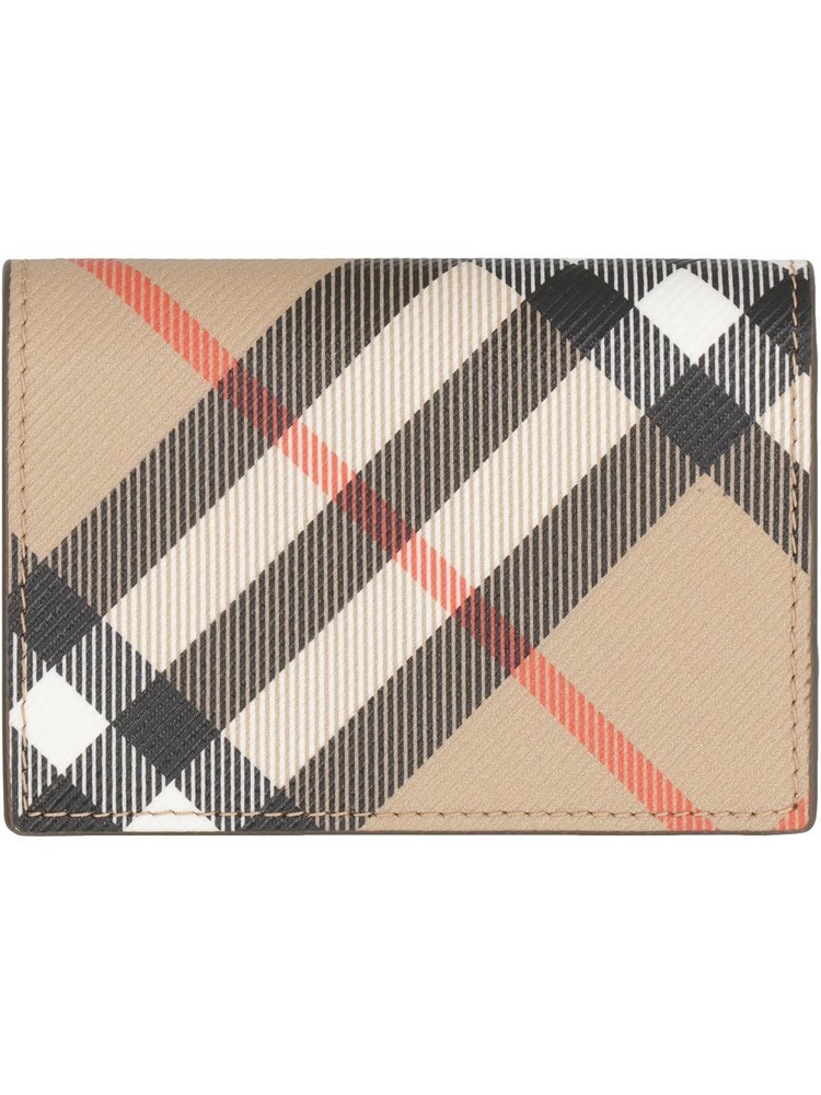 버버리 FW24 Coated canvas card holder 8091911160296_A2021 Beige