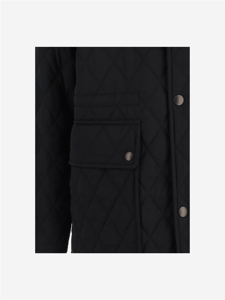 버버리  Burberry Coats 8096919C1307 BLACK / SNUG