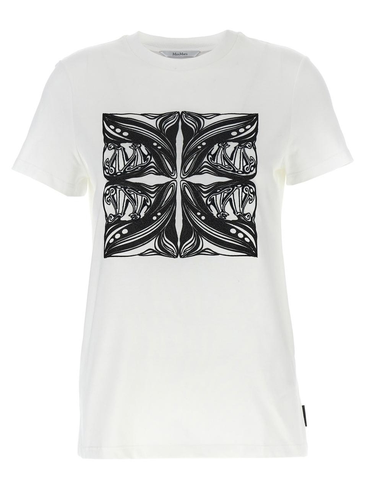 막스마라 FW24 Farad T-shirt FARAD004 White/Black