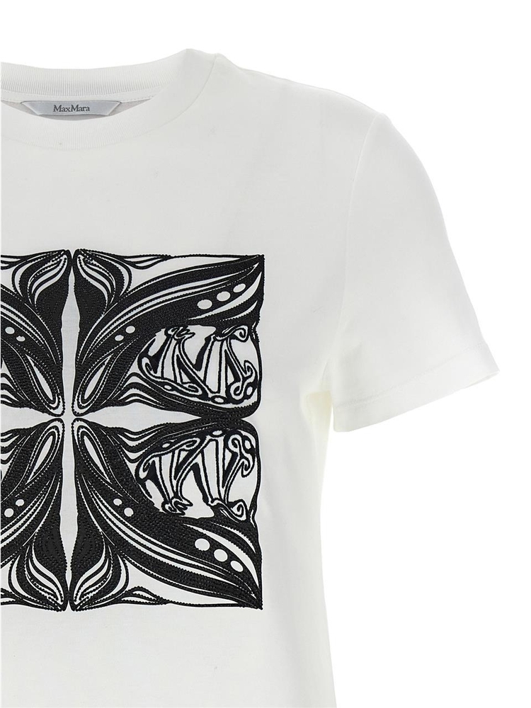 막스마라 FW24 Farad T-shirt FARAD004 White/Black