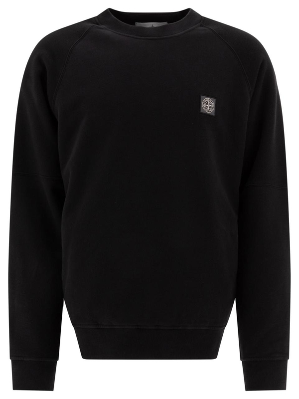 스톤아일랜드 FW24 Compass sweatshirt with patch 811560252V0029 Black  