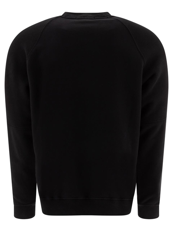 스톤아일랜드 FW24 Compass sweatshirt with patch 811560252V0029 Black  