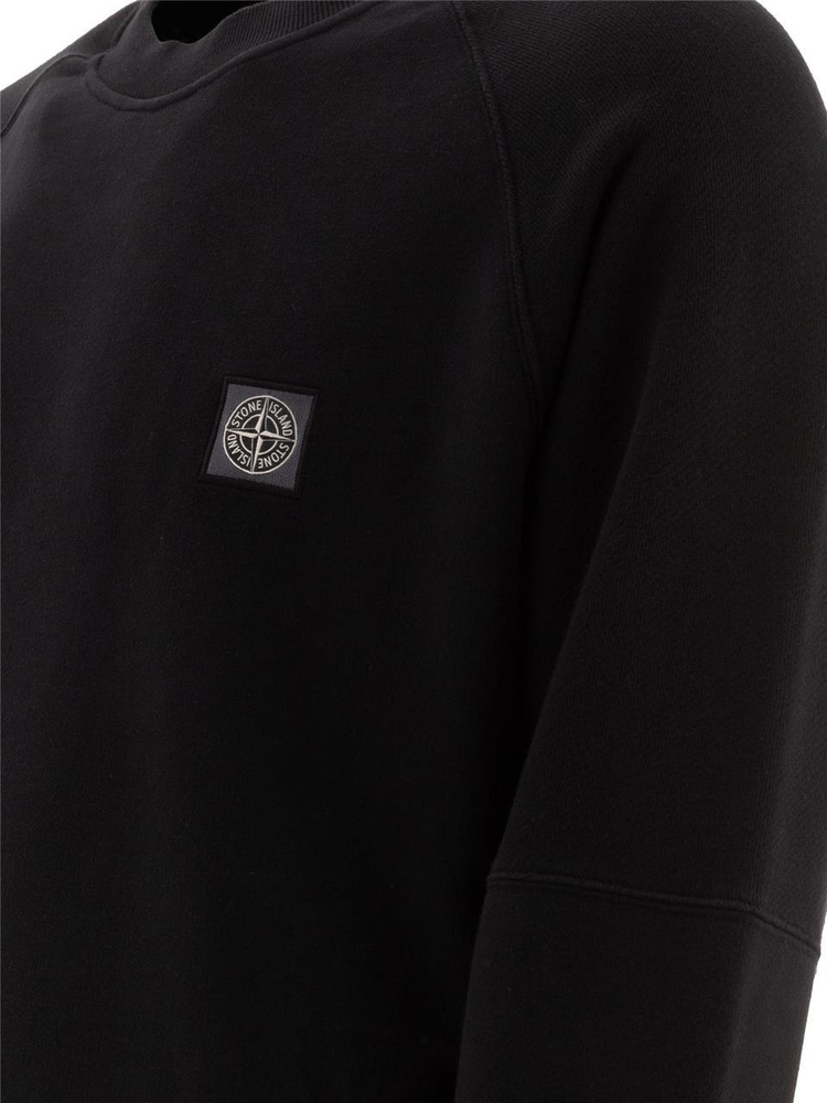 스톤아일랜드 FW24 Compass sweatshirt with patch 811560252V0029 Black  