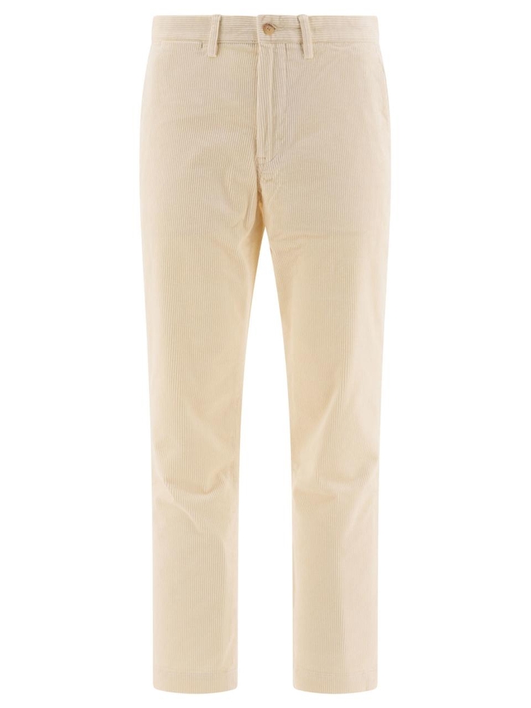 폴로 랄프로렌 FW24 Straight-leg corduroy trousers 710884820010GUIDE CREAM Beige