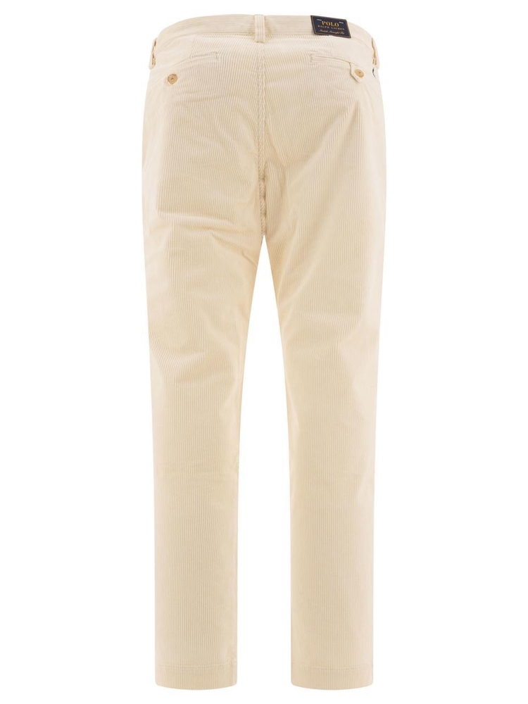 폴로 랄프로렌 FW24 Straight-leg corduroy trousers 710884820010GUIDE CREAM Beige