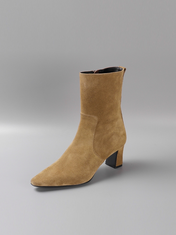 Suede Ankle Boots LC360_3colors